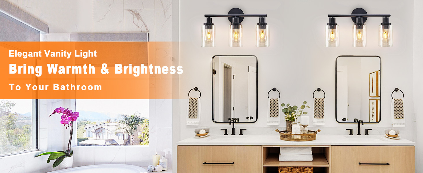The bathroom vanity lights suitable for various decoration styles and home decor