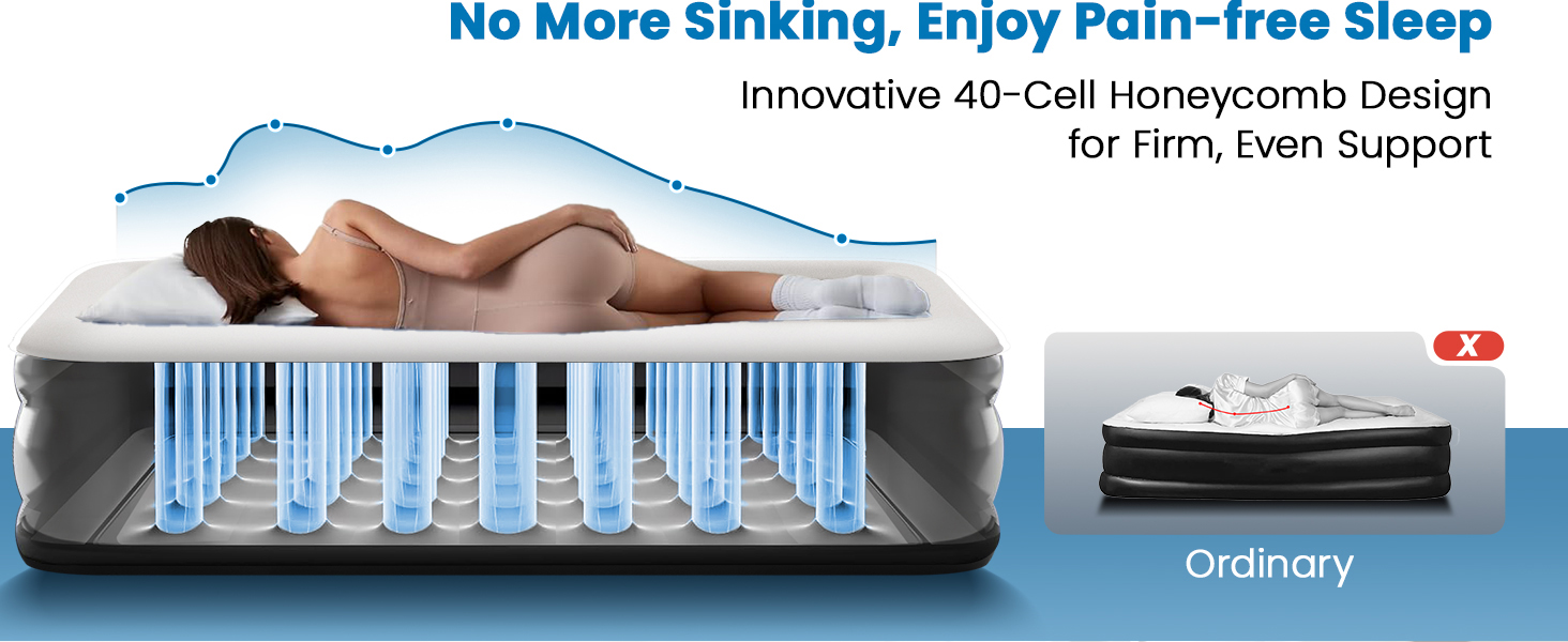 queen air mattress with built in pump