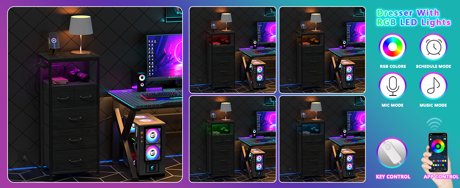 LED dresser-RGB