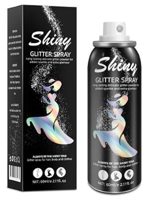 body glitter spray for hair and body glitter hairspray shiny quicking shiny glitter hairspray