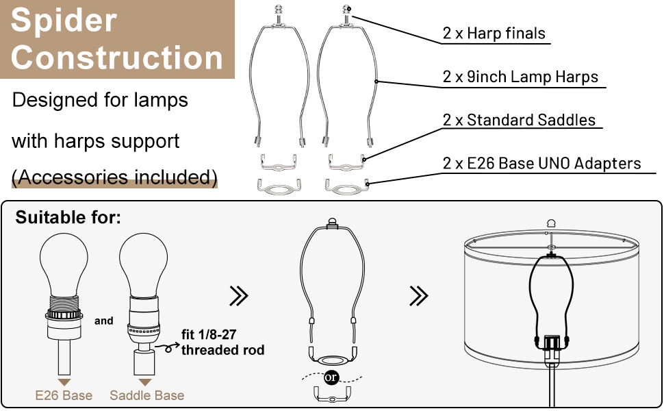 lamp shades for table lamps