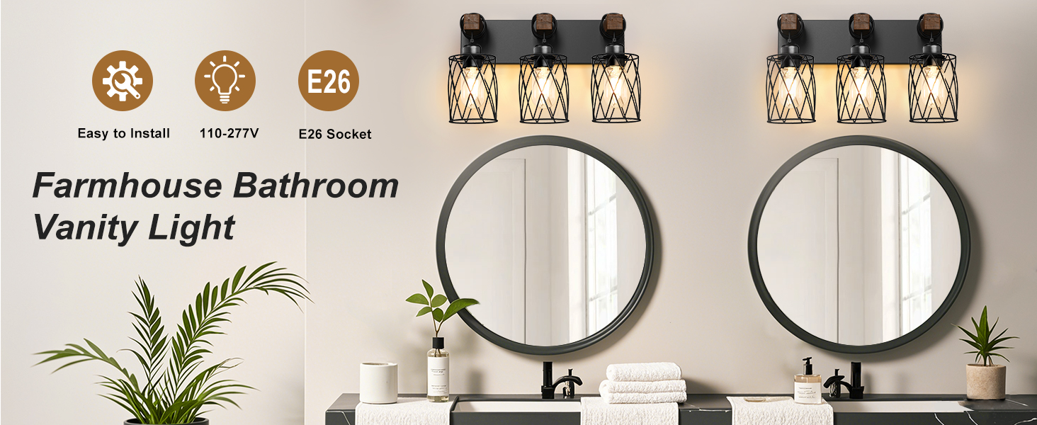 bathroom light fixture