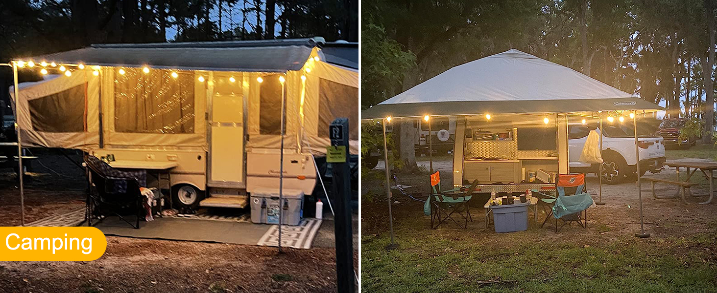 Camping string lights