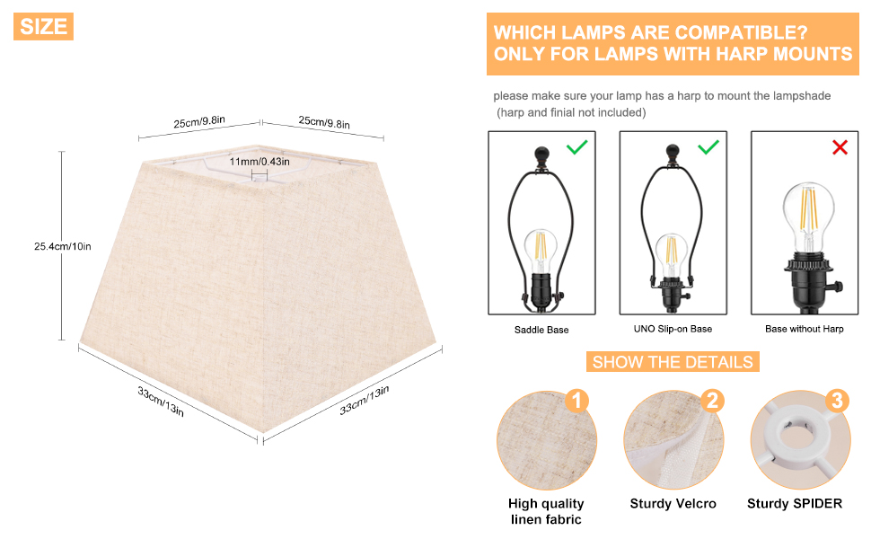 lampshades for table lamp