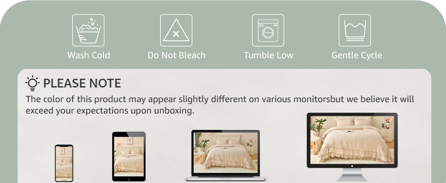 ruffles comforter set