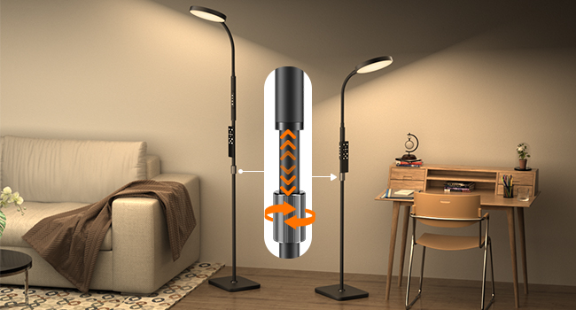 adjustable floor lamps