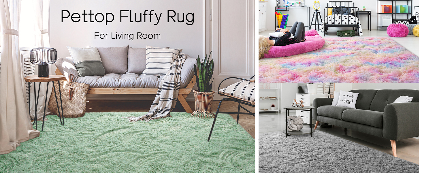 fluffy rug