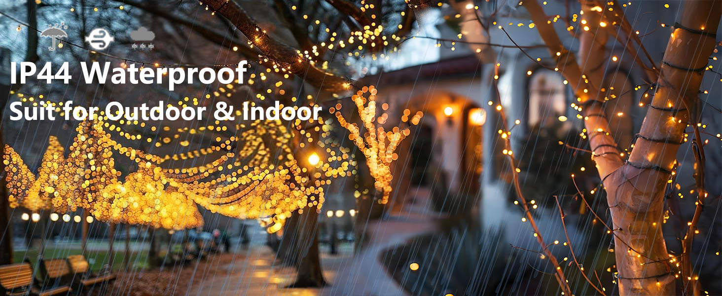 Waterproof LED Lights (The plug is not waterproof. Please keep the plug away from water when using)