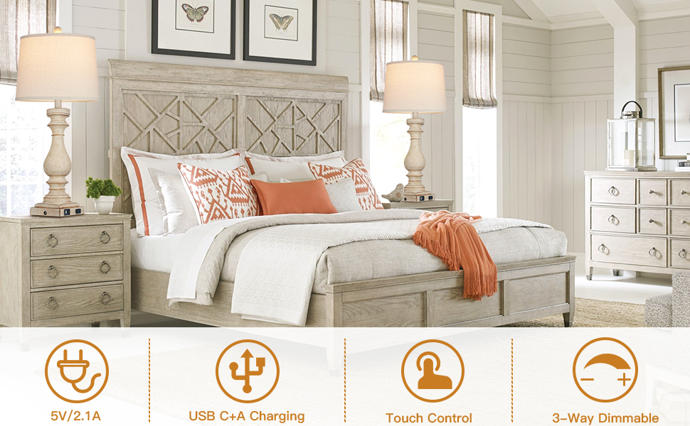 lamps for bedrooms set of 2