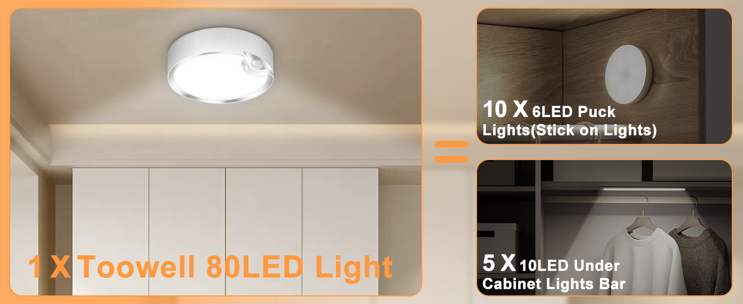 battery motion sensor light indoor