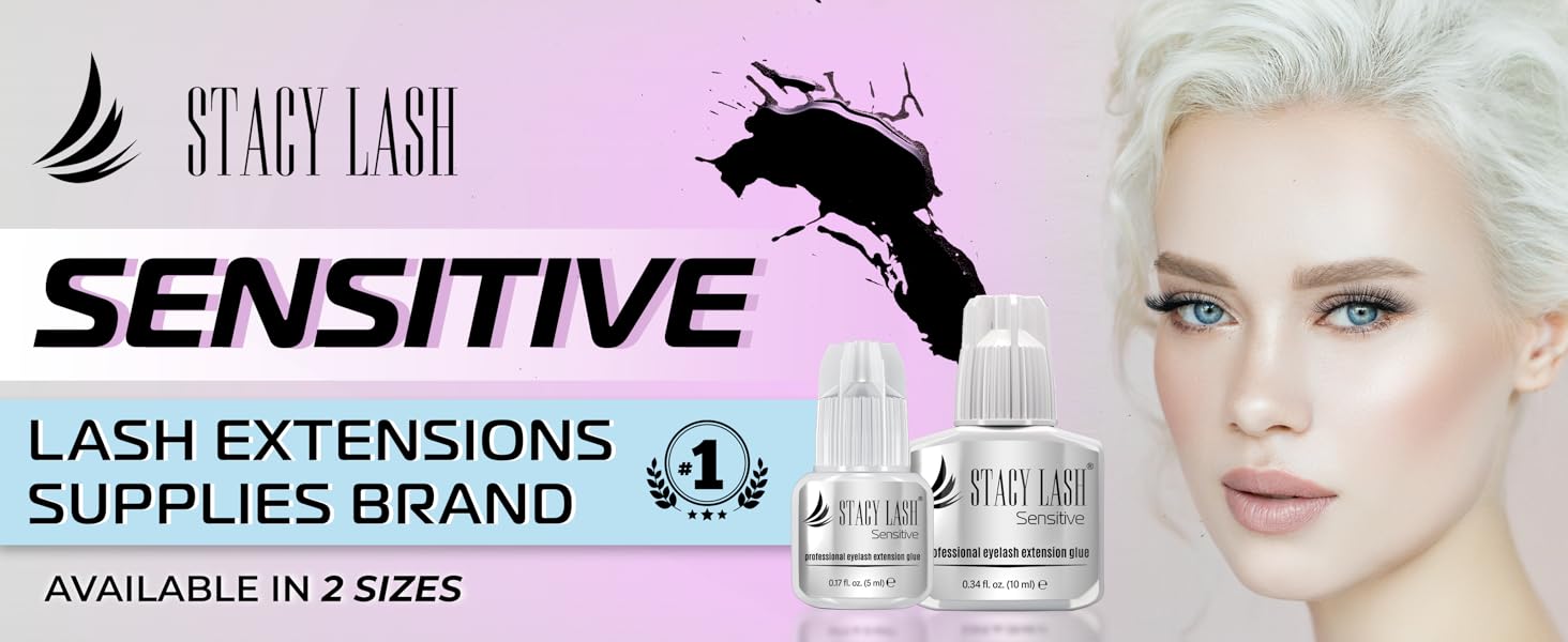 glue, sensitive, lash glue
