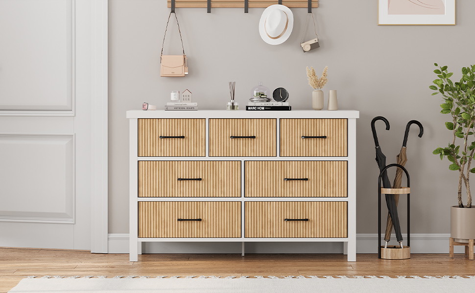 7 Drawer Dresser for Bedroom