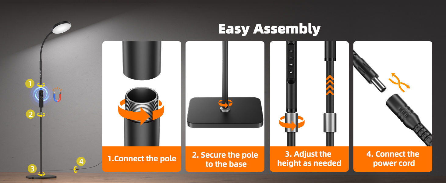 floor lamp with remote