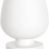 Touch Table Lamp for Nightstand - Small Bedside Lamp for Bedroom Living Room Night Stands, Desk Lamp with White Glass Shade for Small Spaces, 3 Way Dimmable, LED Bulbs, Gifts - Image 9
