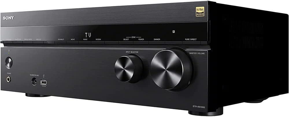 Sony STR-AN1000 7.2 Channel Home Theater 8K A/V Receiver Bundle with 26 Month CPS Extended Protection Pack - Image 3