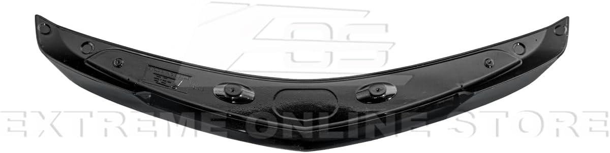 for 2016-2019 Cadillac CTS-V Models | Carbon Package Style ABS Plastic - Painted Glossy Black Rear Bumper Trunk Lid Wing Spoiler SPOILER-113-V2-ABS - Image 9