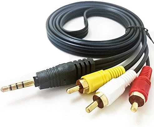 MaxLLTo 3.5mm to 3 RCA AV A/V Audio Video TV-Out Cable/Cord/Lead for Sony Digital Camcorder DCR-TRV280 DCR-TRV260 DCR-TRV250 - Image 2