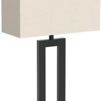Set of 2 Touch Control Table Lamp with 2 USB Ports, 3-Way Dimmable Modern Nightstand Lamp Sets Bedside Touch Desk Lamp with Fabric Cream Shade for Bedroom Table Living Room Reading, Included Bulbs - Image 4