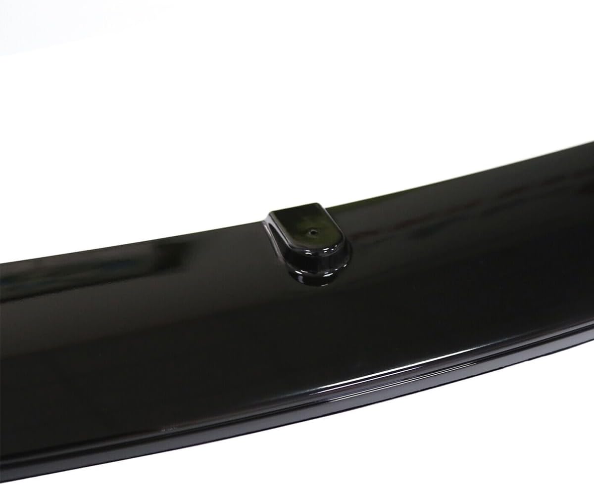 Compatible with 2009-2021 Cadi-llac CTS CTS-V Front Bumper Lip Body Kit Spoiler Splitter + Strut Rods Chin Diffuser Glossy Black - Image 3