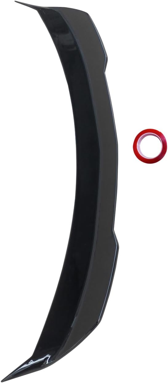 NINTE Rear Spoiler for Cadillac CT4 2020 2021 2022 2023 2024 2025 ABS Painted V Blackwing Style Gloss Black High Kick Rear Trunk Splitter Wing - Image 3