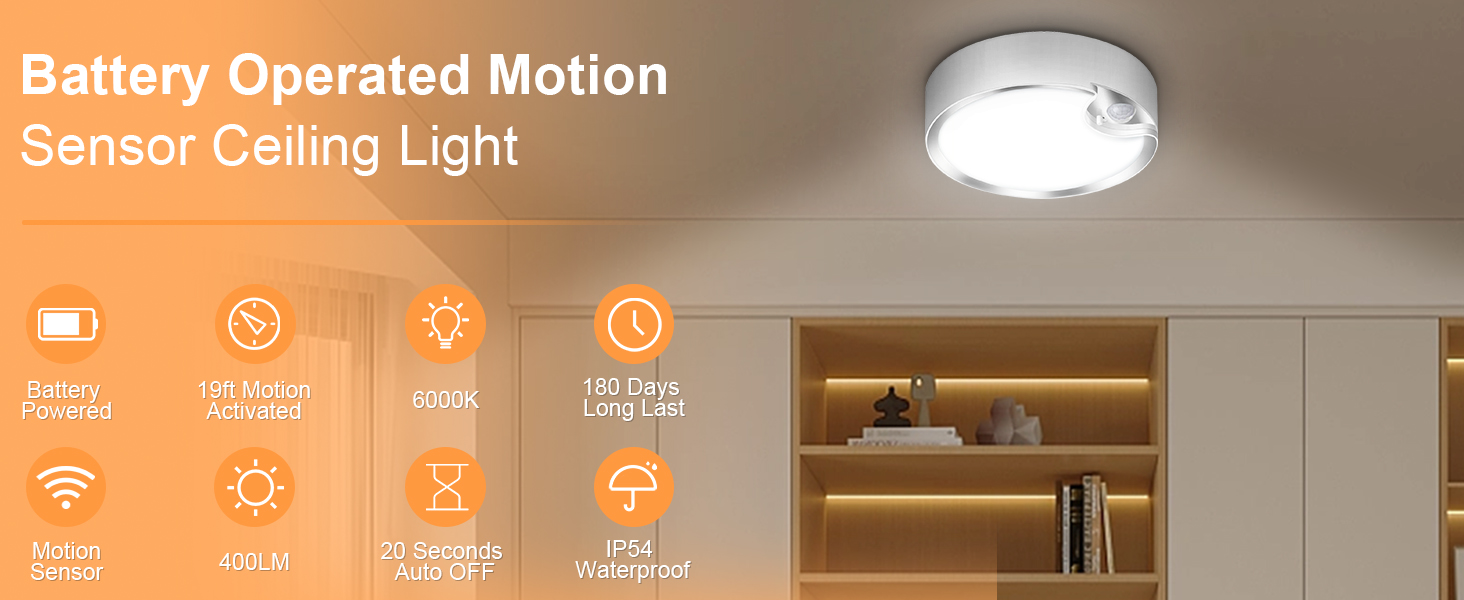 battery operated closet lights with motion sensor