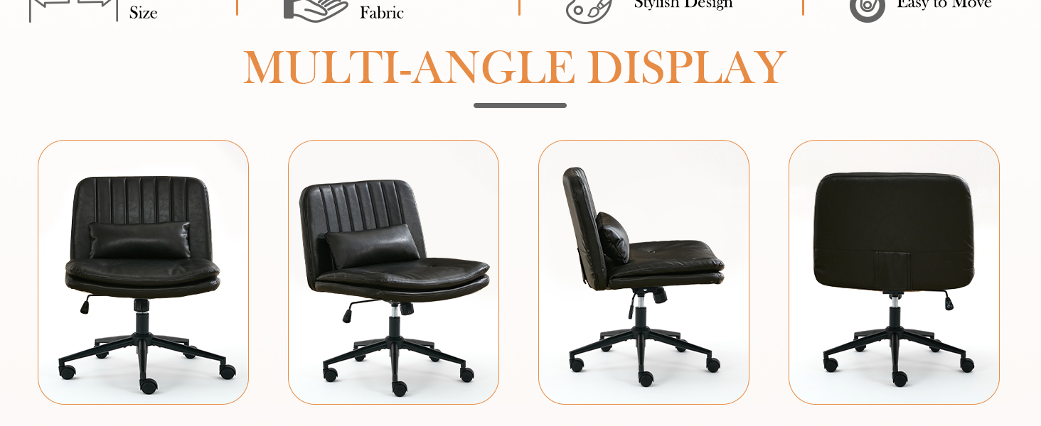 Criss Cross Chair with Wheels