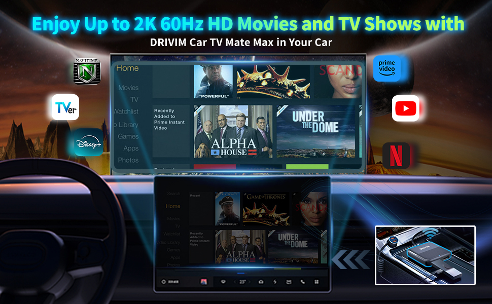 DRIVIM Car TV Mate Max
