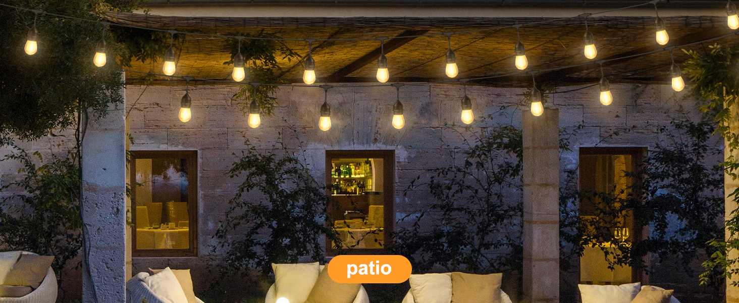 outdoor string lights