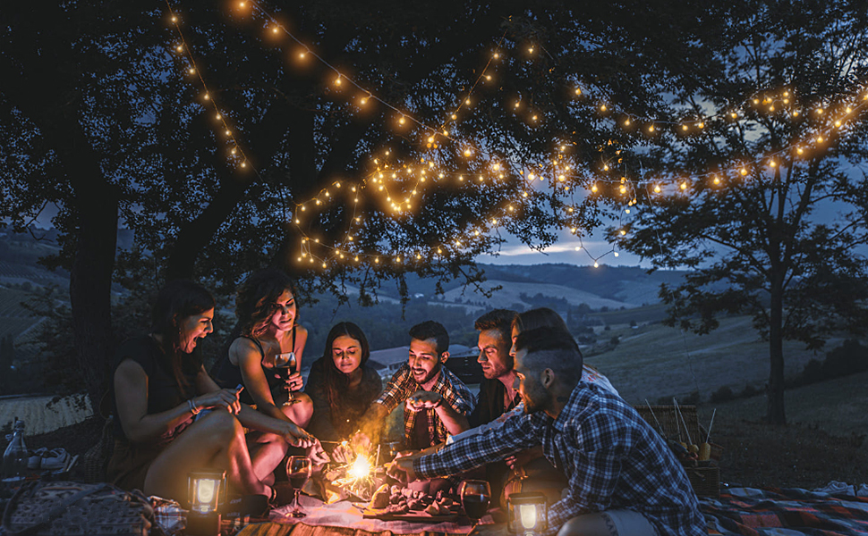 outdoor string lights