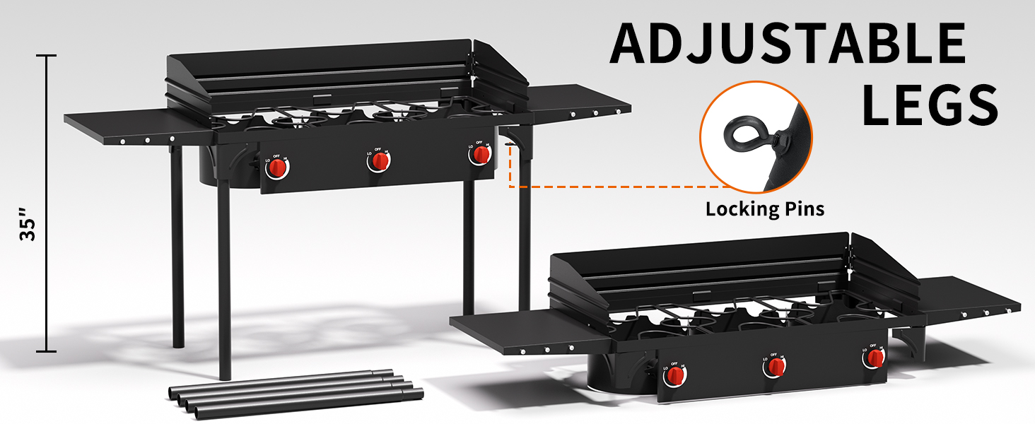 propane burners for outdoor cooking