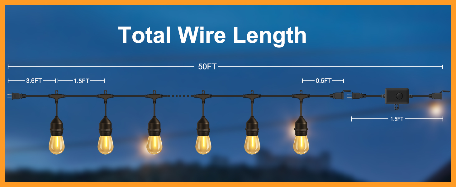 outdoor string lights