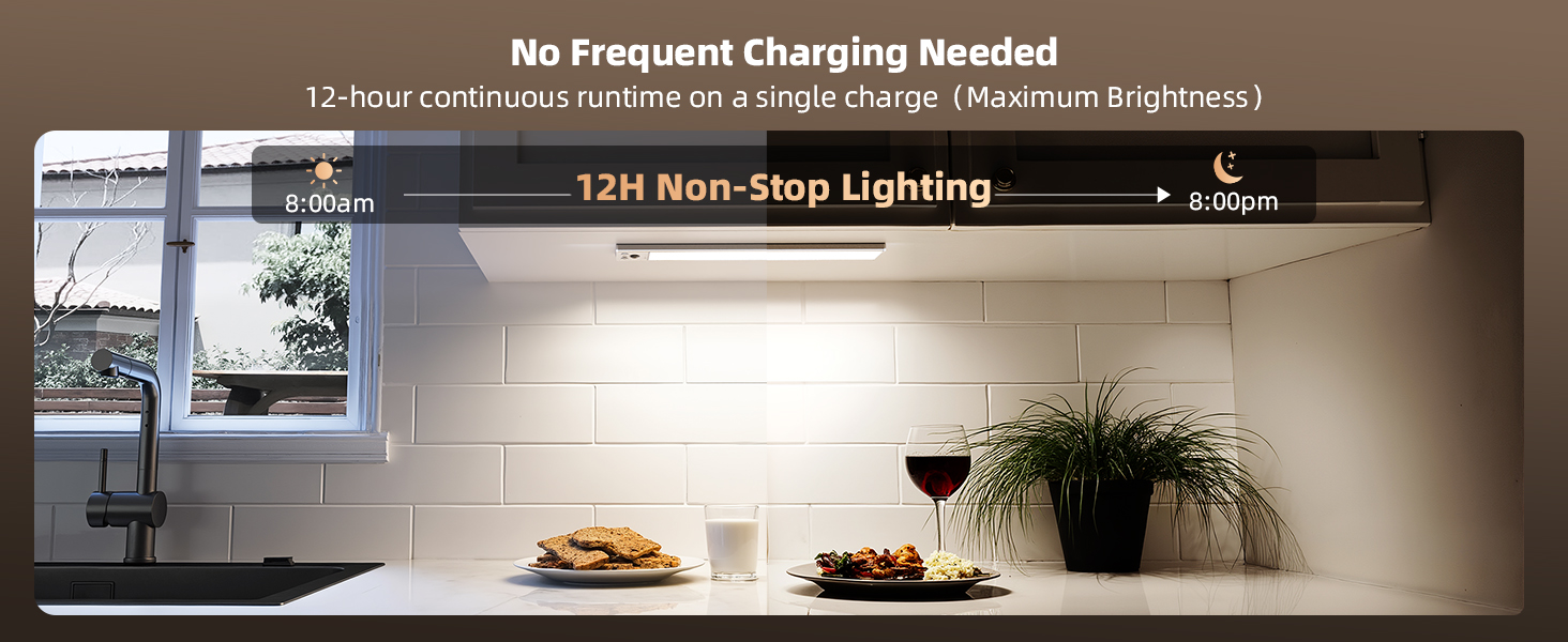 Long-Lasting & Rechargeable