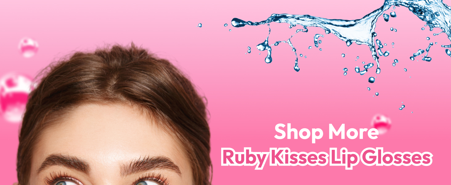 ruby kisses lip gloss treatment oil care almond hydrating moisturizing plumping clear glossy plumper