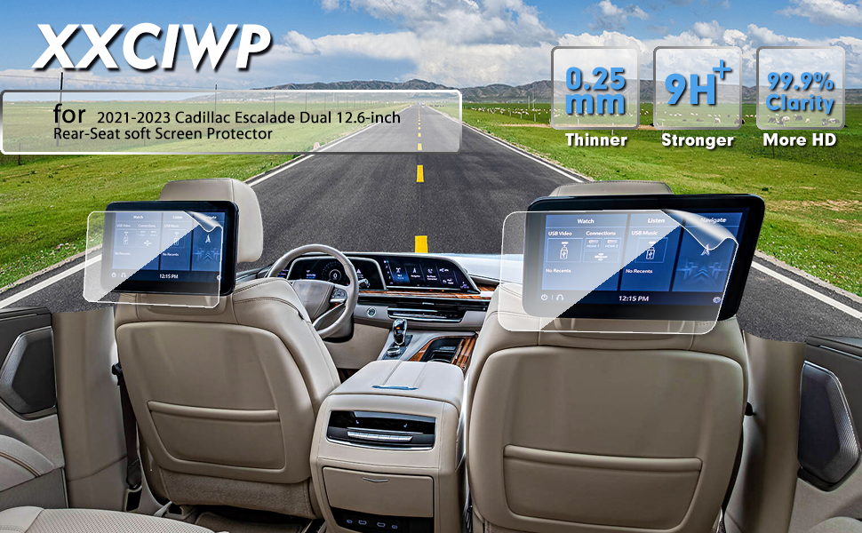 padded screen protector rear media cadillac escalade 2023 rear screen cadillac escalade 2022