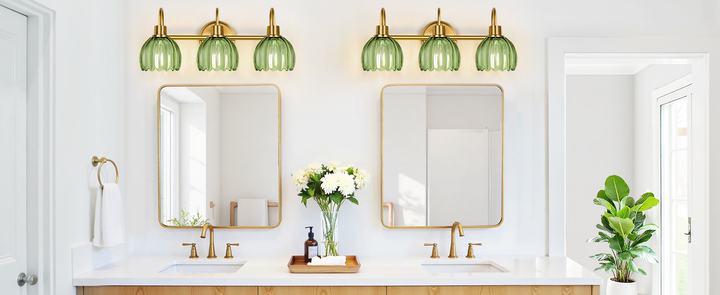 gold bathroom light fixtures