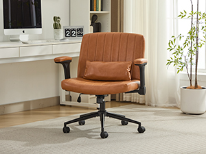 Criss Cross Chair Legged Office Computer Task Seating Swivel Vanity Home Height Adjustable