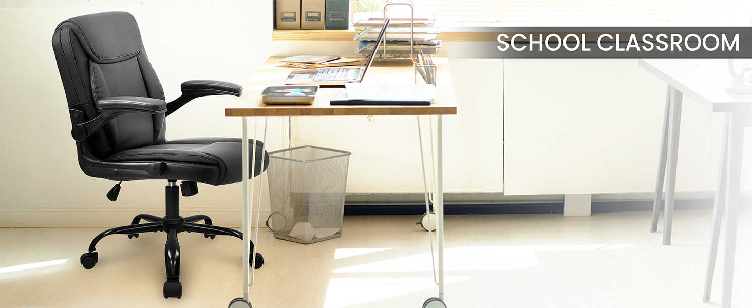 Desk Chair, computer chair, black chair, classroom chair