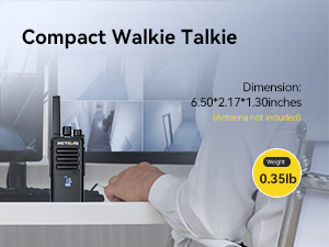 compact walkie talkies