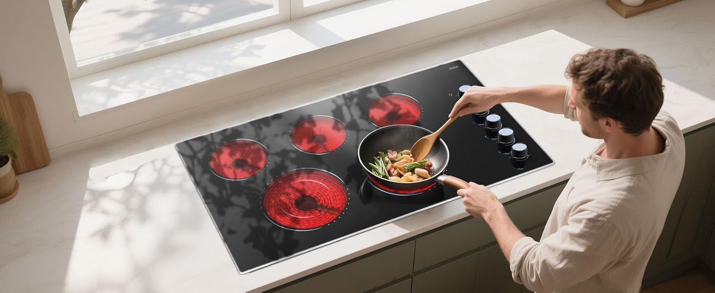 electric cooktop 36 inch