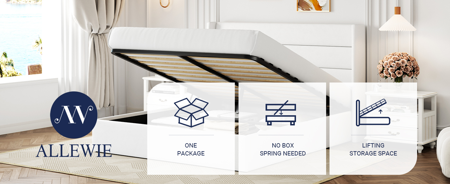 Allewie storage bed