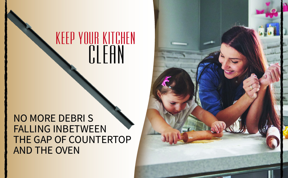 Silicon Plastic Stove Gap Cover Covers