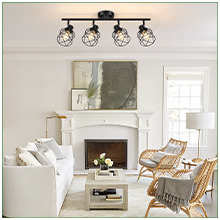 Living Room Multi-Directional Light Fixtures