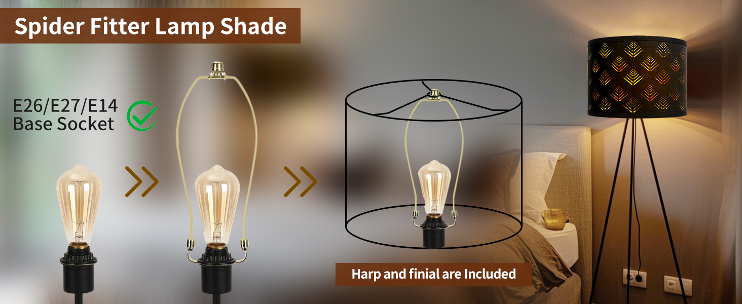 lamp harp