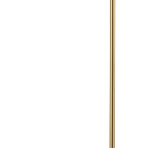 O'Bright Nova - Adjustable Floor Lamp with Flexible Gooseneck and Rotatable Shade, E26 Socket, 10-Inch Base - Ideal for Reading, Bedside, Living Room, Antique Brass
