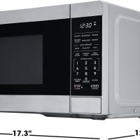 SHARP Compact Countertop Microwave Oven with Removable 10" Carousel Turntable, 700 Watt, 0.7 Cubic Feet, Stainless Steel - Image 8