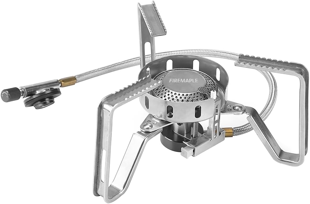 Fire-Maple FMS-125 PRO Gas Stove – Compact High-Powered Backpacking Stove with Wind-Resistant Flame, Stable Detachable Design, Electric Ignition – Lightweight & Durable for Camping & Hiking