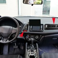 Car Accessories Fit for Honda HR-V HRV 2016-2022 ABS Carbon Fiber Interior Central Side Dashboard Air Vent Outlet Cover Trim 5PCS Set - Image 5
