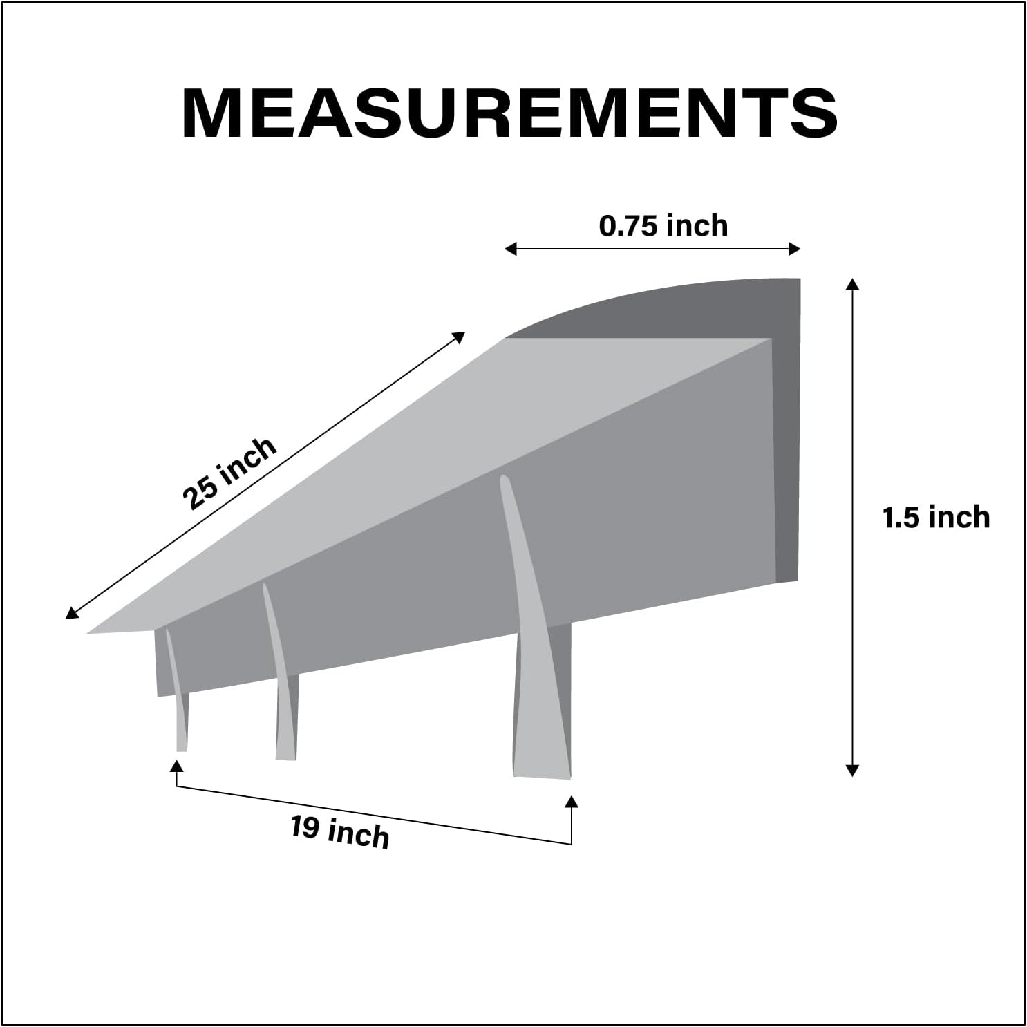 Silicone Stove Gap Covers | Fills Gaps up to 0.75”| Guard With Stainless Steel Clips Fills Gaps Between Countertop And Stove | Oven Side Gap Filler | (2 Pcs, Black) - Image 2