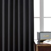 Joydeco Blackout Curtains for Bedroom, Black Out Curtains 96 Inch Long, Black Curtains with Rod Pocket Back Tab, Room Darken Light Blocking Noise Reducing Wrinkle-Free Drapes for Living Room, 2 Panels - Image 6
