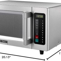 Midea Equipment 1025F1A Countertop Commercial Microwave Oven with Touch Control, 1000W, Stainless Steel.9 CuFt - Image 5